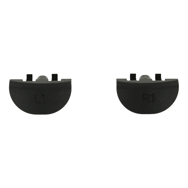 ZedLabz replacement genuine OEM L1 R1 buttons set for Sony PS4 controllers - black