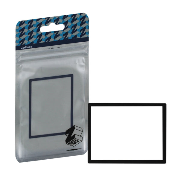 Screen lens for Nintendo DS Lite [NDSL] console plastic cover replacement - Black | ZedLabz