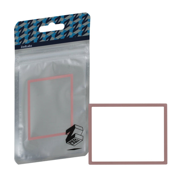 Screen lens for Nintendo DS Lite [NDSL] console plastic cover replacement - Pink | ZedLabz