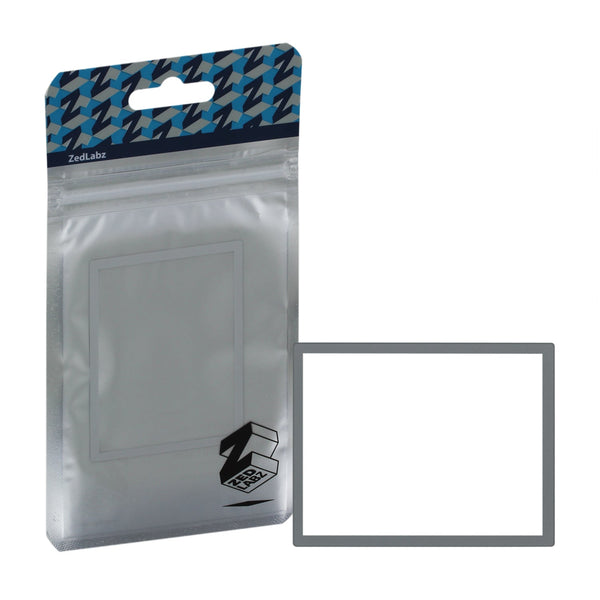 Screen lens for Nintendo DS Lite [NDSL] console plastic cover replacement - Silver | ZedLabz