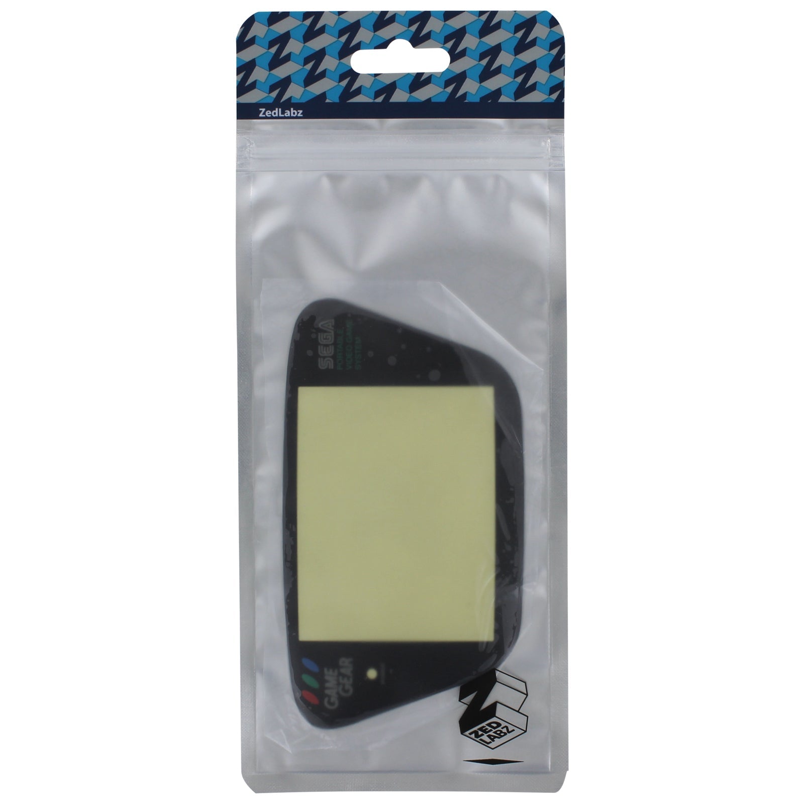 ZedLabz replacement screen lens plastic cover for Sega Game Gear handheld - black - 3