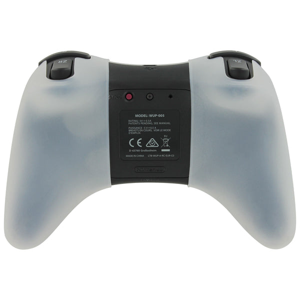 ZedLabz silicone protective skin cover for Nintendo Wii U pro controller - White