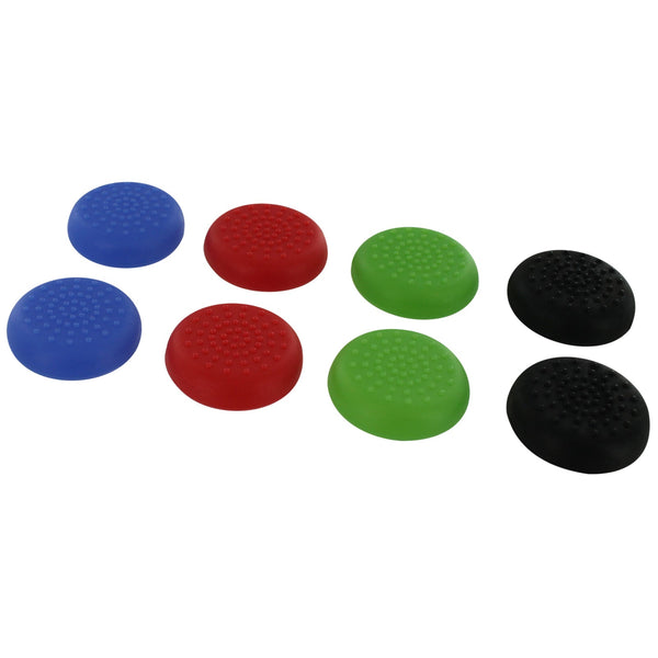 ZedLabz TPU protective analogue thumb grip stick caps for Sony PS4 controllers - Mixed colour mega pack