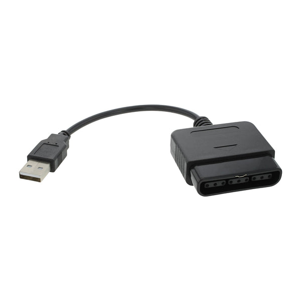 Zedlabz USB converter adapter cable lead for Sony PS2 controller to PS3 console - black