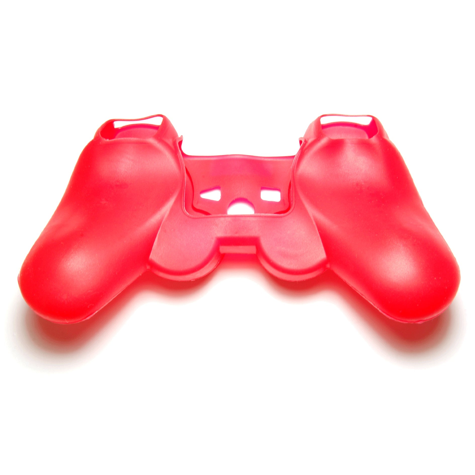 ZedLabz value Silicone Gel Skin Cover Case Grip For Sony PS3 Controller - Red - 2
