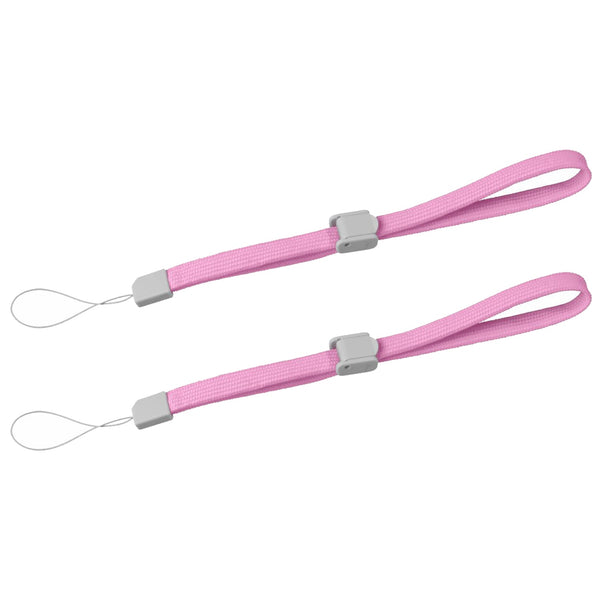 ZedLabz wrist strap for Nintendo DS DSi 2DS 3DS, Wii U, Sony PSP, PS Vita PS3 Move – 2pk pink