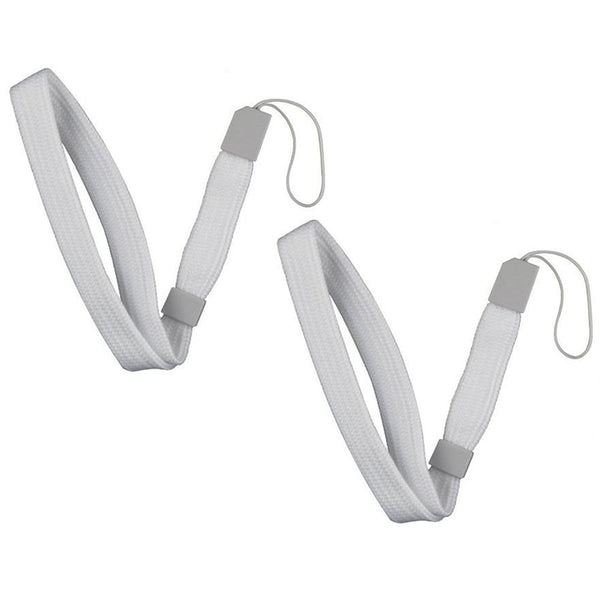 ZedLabz wrist strap for Nintendo DS DSi 2DS 3DS, Wii U, Sony PSP, PS Vita PS3 Move – 2pk white