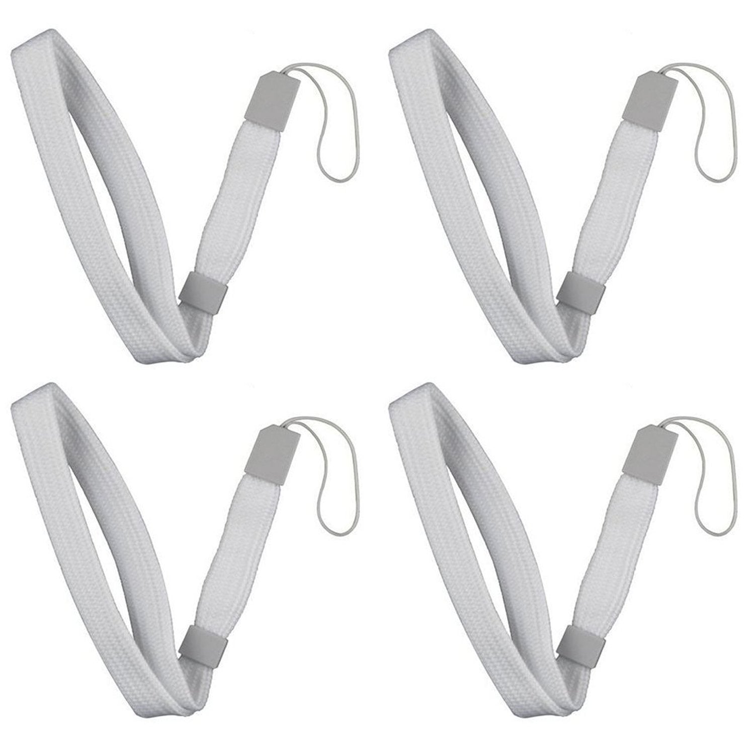 ZedLabz wrist strap for Nintendo DS DSi 2DS 3DS, Wii U, Sony PSP, PS Vita PS3 Move – 4pk white - 3