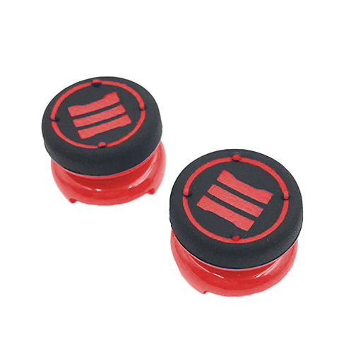 Thumbstick extender grips for Sony PS4 controllers tall XL heavy duty non slip analog thumb cap mod - 2 pack red | ZedLabz