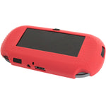 Protective cover for PS Vita 1000 console Sony silicone skin soft grip case bumper - Red | ZedLabz