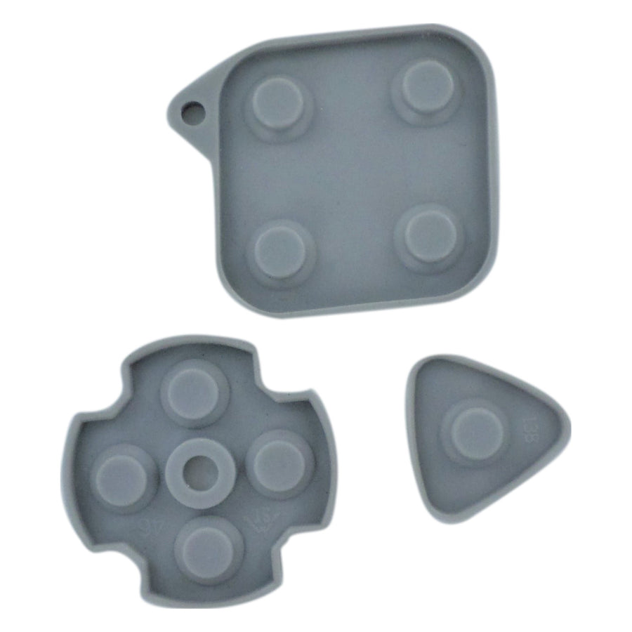 Original button contacts for Sega Dreamcast controller start, ABXY, D-pad conductive silicone internal replacement - PULLED | ZedLabz