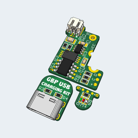 Giltesa USB-C mod for Game Boy Pocket