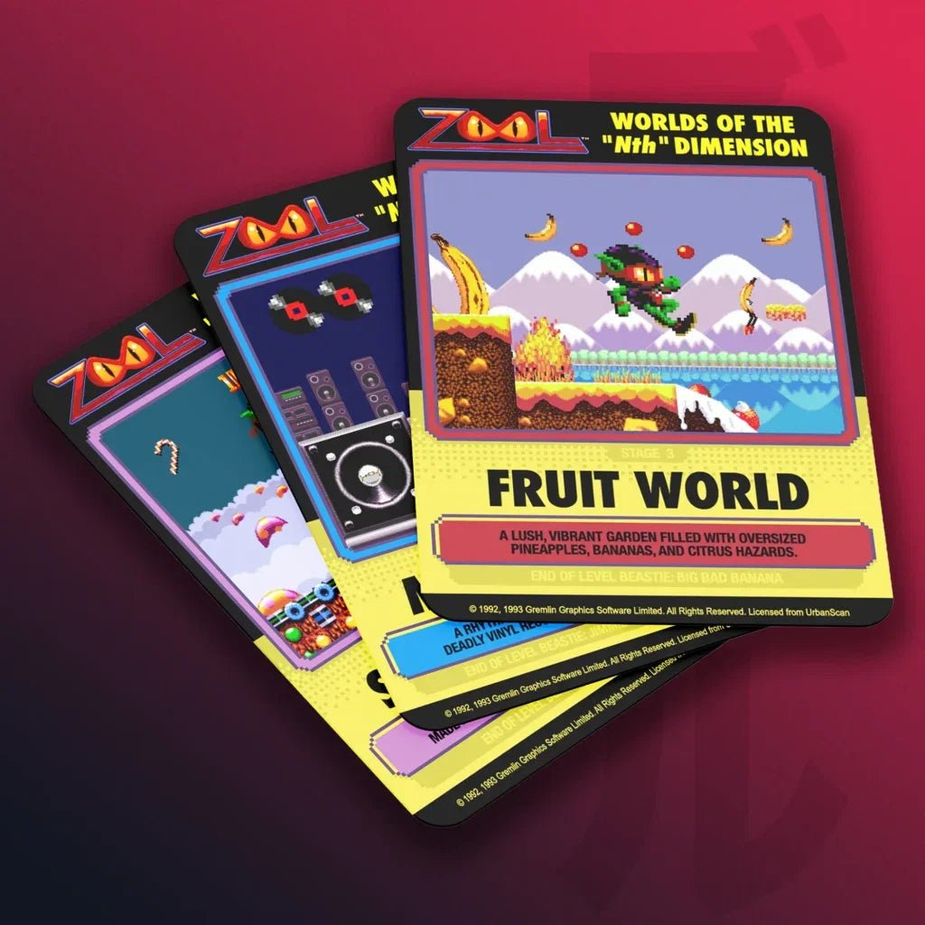 Zool Premium Trading Card Set - Set of 12 on 350gsm Magno Silk - PRE-O