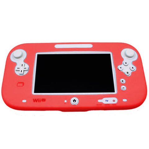 ZedLabz Protective Silicone cover for Wii U gamepad soft bumper cover - Red