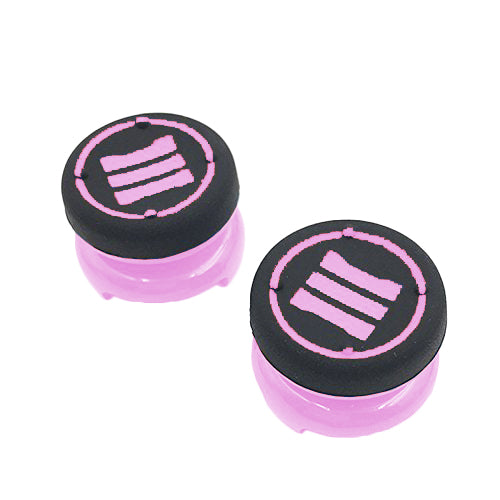 Thumbstick extender grips for Sony PS4 controllers tall XL heavy duty non slip analog thumb cap mod - 2 pack Pink | ZedLabz