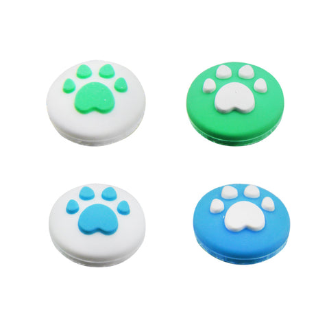 Thumb grip stick caps for Nintendo Switch Lite & Switch Joy-Con silicone rubber grip - Animal Crossing style 4 pack | ZedLabz
