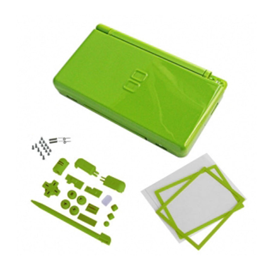 ZedLabz replacement housing shell casing repair kit for DS Lite NDSL DSL - green