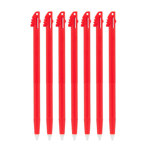 Replacement Stylus For Nintendo 3DS XL - 7 Pack Red | ZedLabz