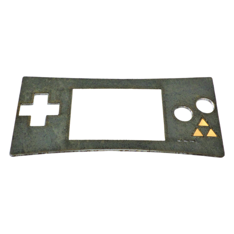 Real wood veneer kit for Nintendo Game Boy Micro console - Stone Zelda Mystique Edition | Rose Colored Gaming