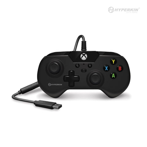 X91 retro style wired controller gamepad for Microsoft Xbox Series X/ Xbox Series S/ Xbox One/ Windows 10/11 PC - Black | Hyperkin