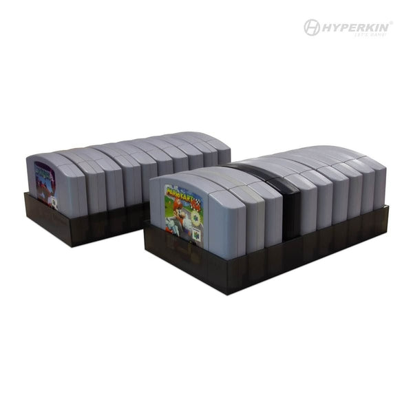 10 Game cartridge storage tray stand for Nintendo 64 N64 (2 Pack) | Hyperkin