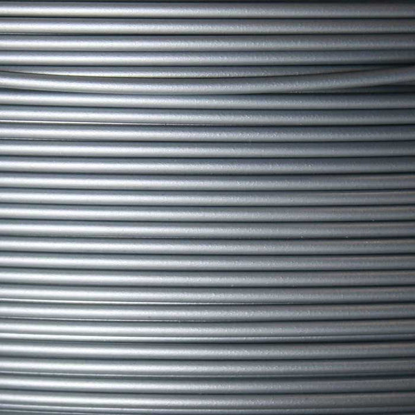 3D printer PLA filament 1.75mm 1KG roll - UK made eco friendly - Midnight silver | 3DQF