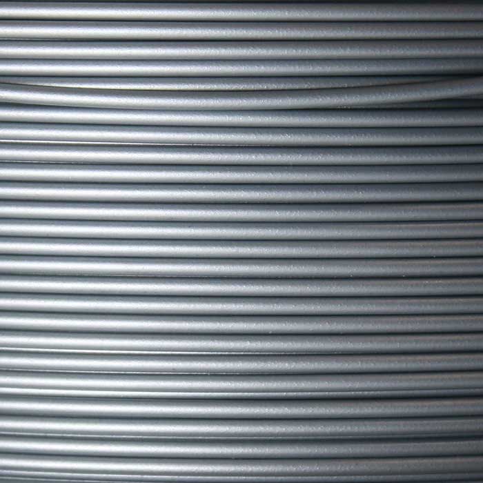 3D printer PLA filament 1.75mm 1KG roll - UK made eco friendly - Midnight silver | 3DQF - 2