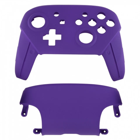 Replacement housing shell for Nintendo Switch Pro controllers front & back cover hard soft touch - Purple | ZedLabz