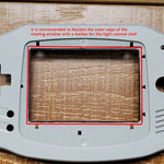 IPS ready shell for Nintendo Game Boy Advance modified no cut replacement housing GBA AGS | Funnyplaying