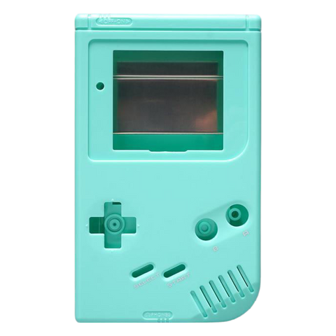 Modified IPS screen ready housing shell for Nintendo Game Boy DMG-01 console - Light Blue | Funnyplaying