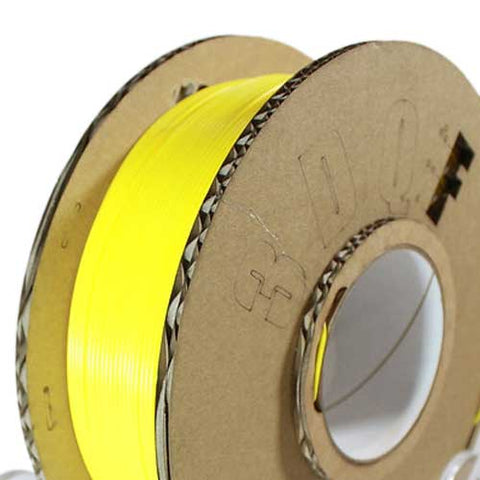 3D printer PLA filament 1.75mm 1KG roll - UK made eco friendly - Brick road yellow | 3DQF