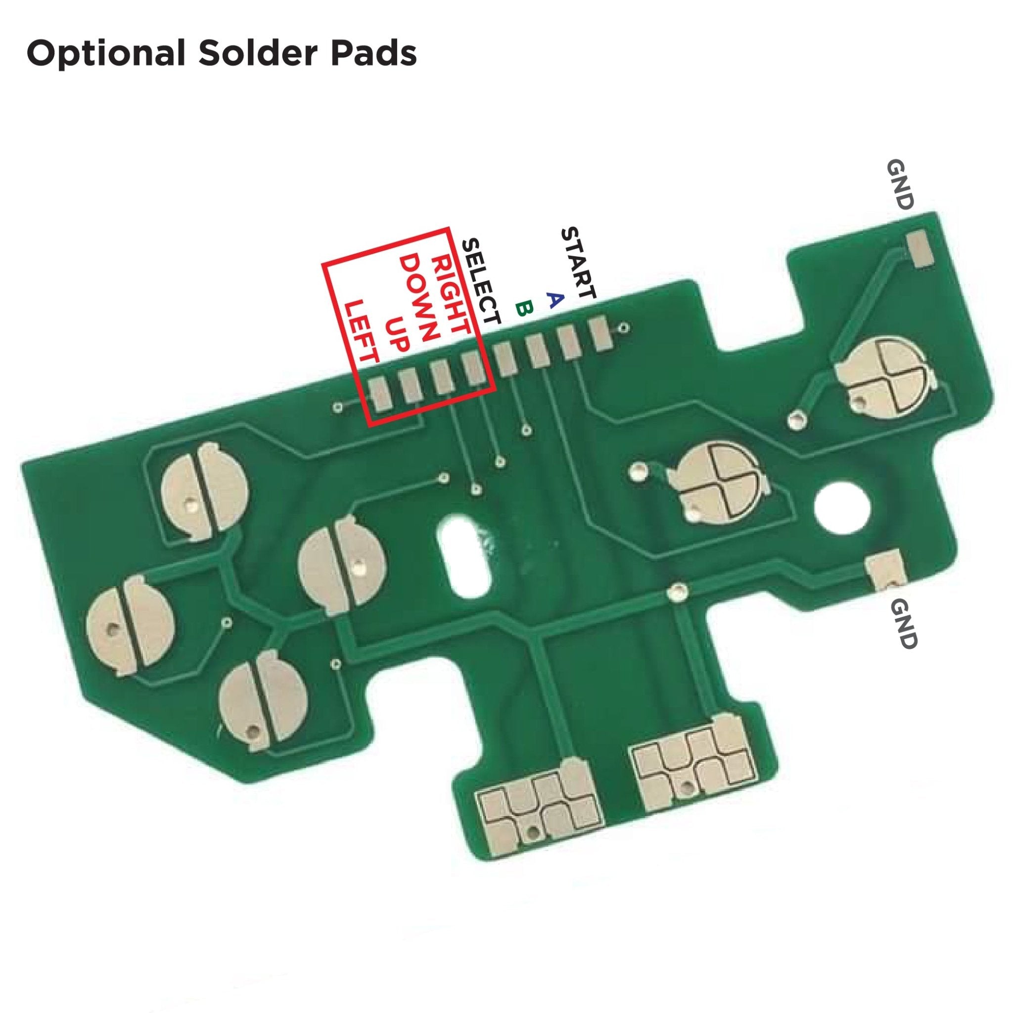 Button PCB Board for Nintendo Game Boy Color to Game Boy Pocket conversion ( Pocket Color GBC to GBP) | Xipher Design - 2