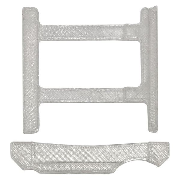 Centering alignment bracket for Nintendo Game Boy Color 3.19" IPS LCD screen kit 3D printed GBC | Retromodding