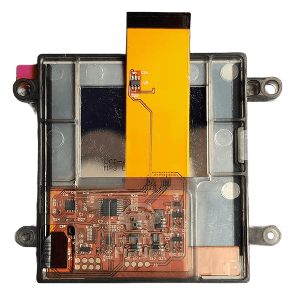 Centering alignment bracket for Nintendo Game Boy DMG-01 Retro Pixel Q5 IPS LCD screen mod - Clear | Funnyplaying