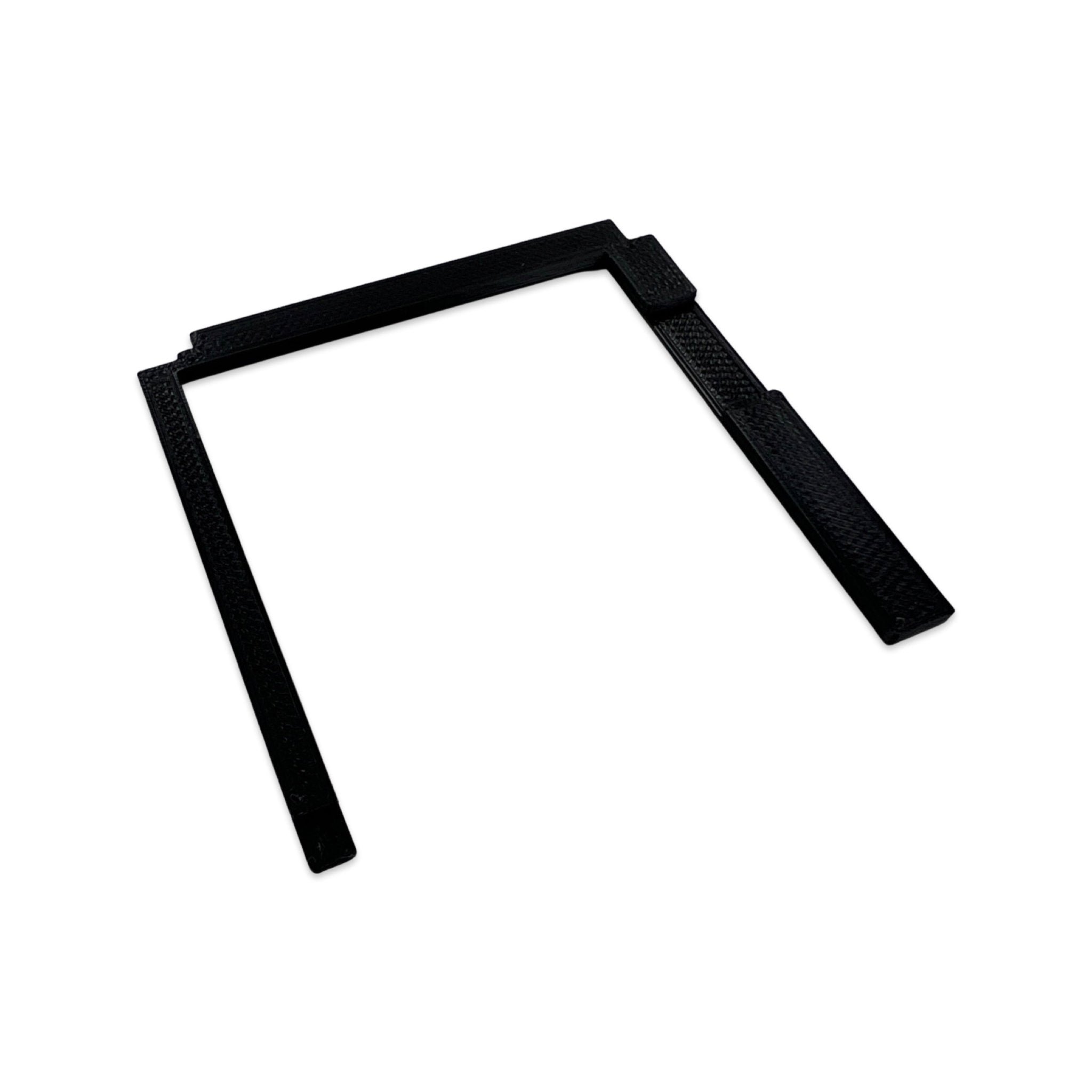 Centering Bracket for Nintendo Game Boy Color drop in 2.2" TFT screen kit 3D printed - Black | ZedLabz - 3