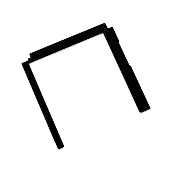 Centering Bracket for Nintendo Game Boy Color drop in 2.2" TFT screen kit 3D printed - Black | ZedLabz