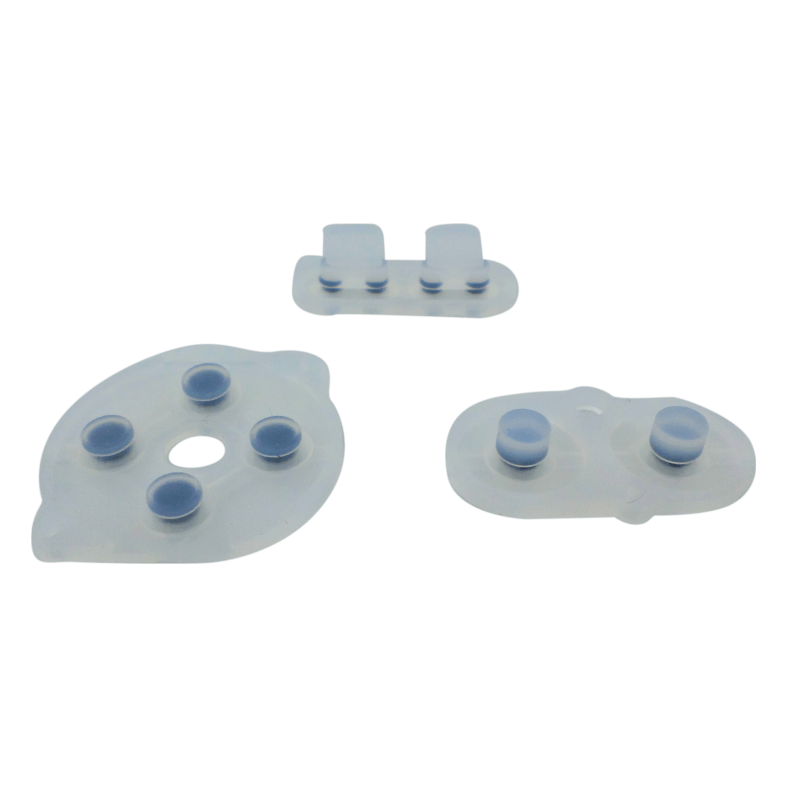 Conductive Silicone Button Contacts Kit For Nintendo Game Boy Color - Clear | ZedLabz - 3