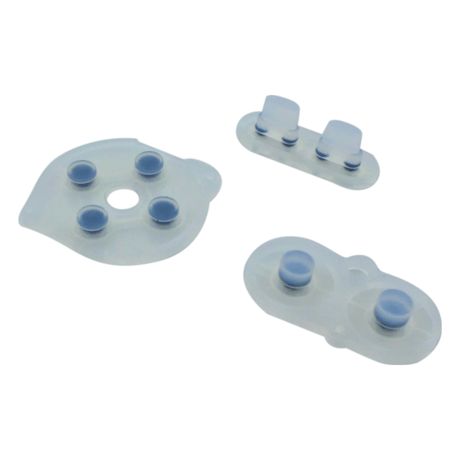 Conductive Silicone Button Contacts Kit For Nintendo Game Boy Color - Clear | ZedLabz - 4