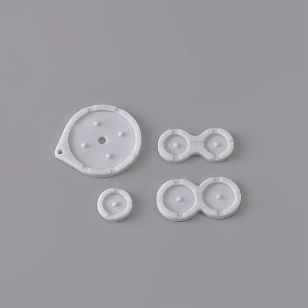 Conductive silicone button contacts rubber membrane pad set For Nintendo Game Boy Advance SP [GBA SP AGS] | Funnyplaying