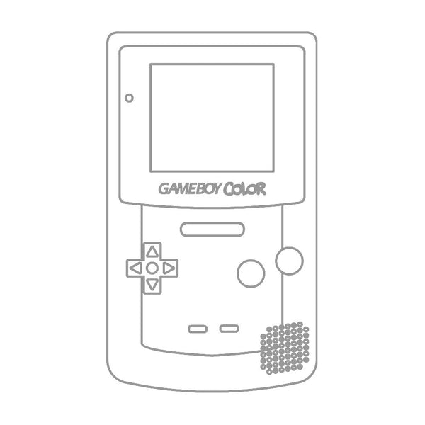 Custom UV printed GameBoy Color housing shell | ZedLabz
