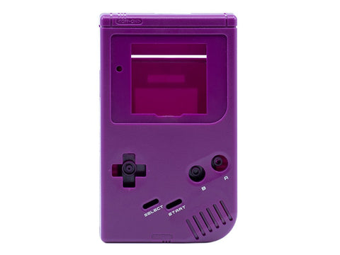 Front & Back housing shell for Nintendo Game Boy DMG-01 Original console - Purple | Retro Modding