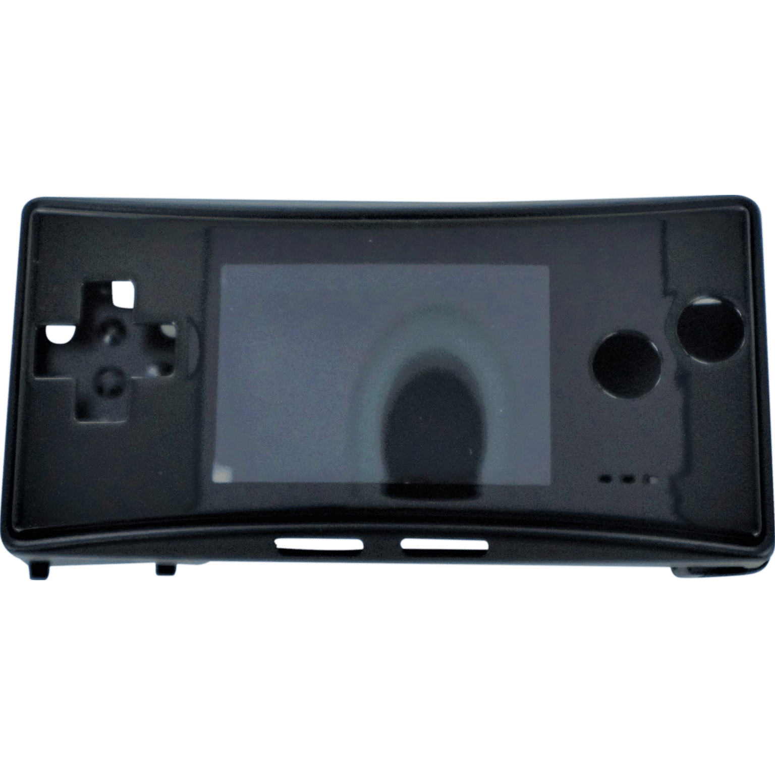 Full housing shell for Nintendo Game Boy Micro console replacement mod kit - Black | ZedLabz - 3