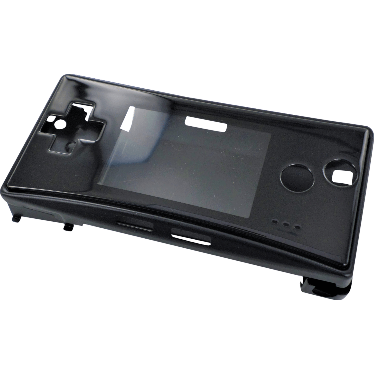Full housing shell for Nintendo Game Boy Micro console replacement mod kit - Black | ZedLabz - 4