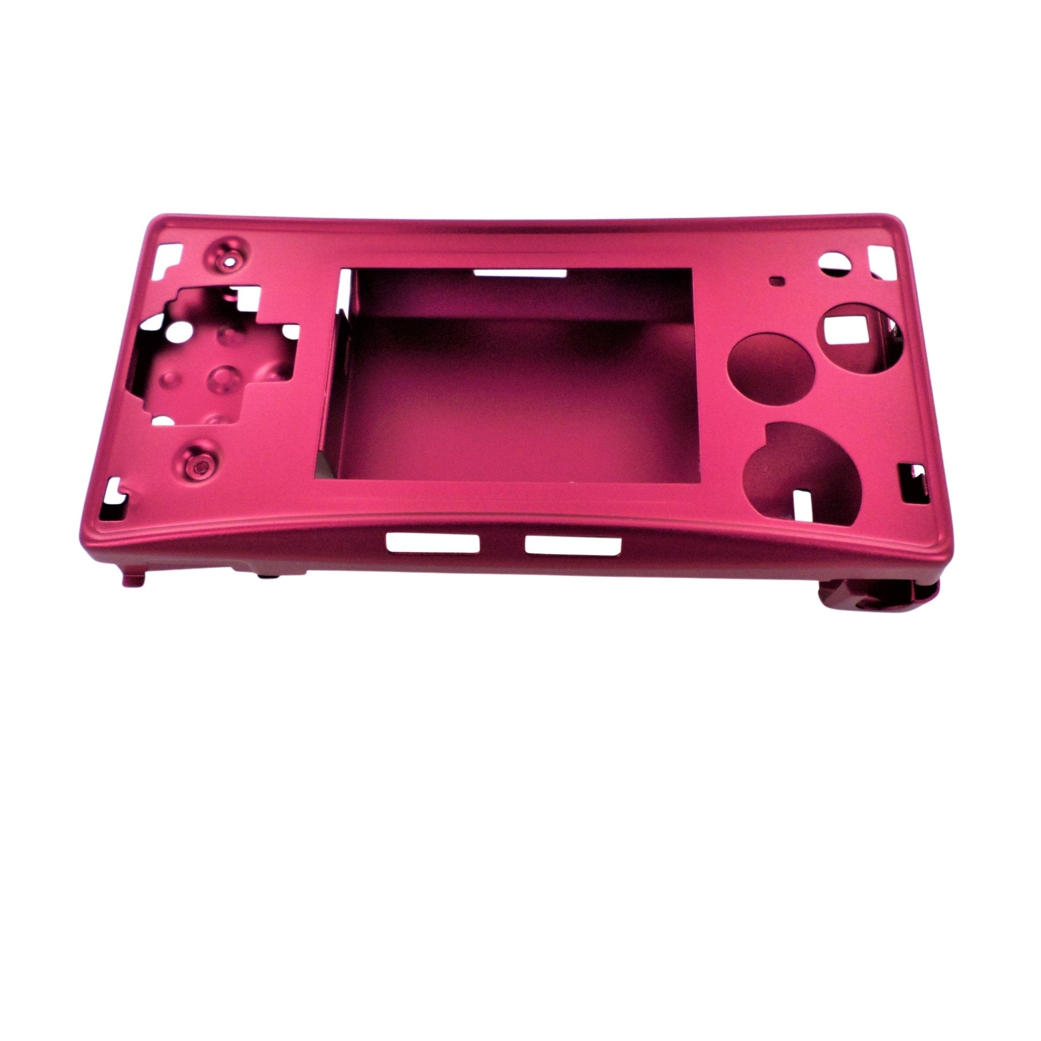 Full housing shell for Nintendo Game Boy Micro console replacement mod kit - Chrome Red | ZedLabz - 5