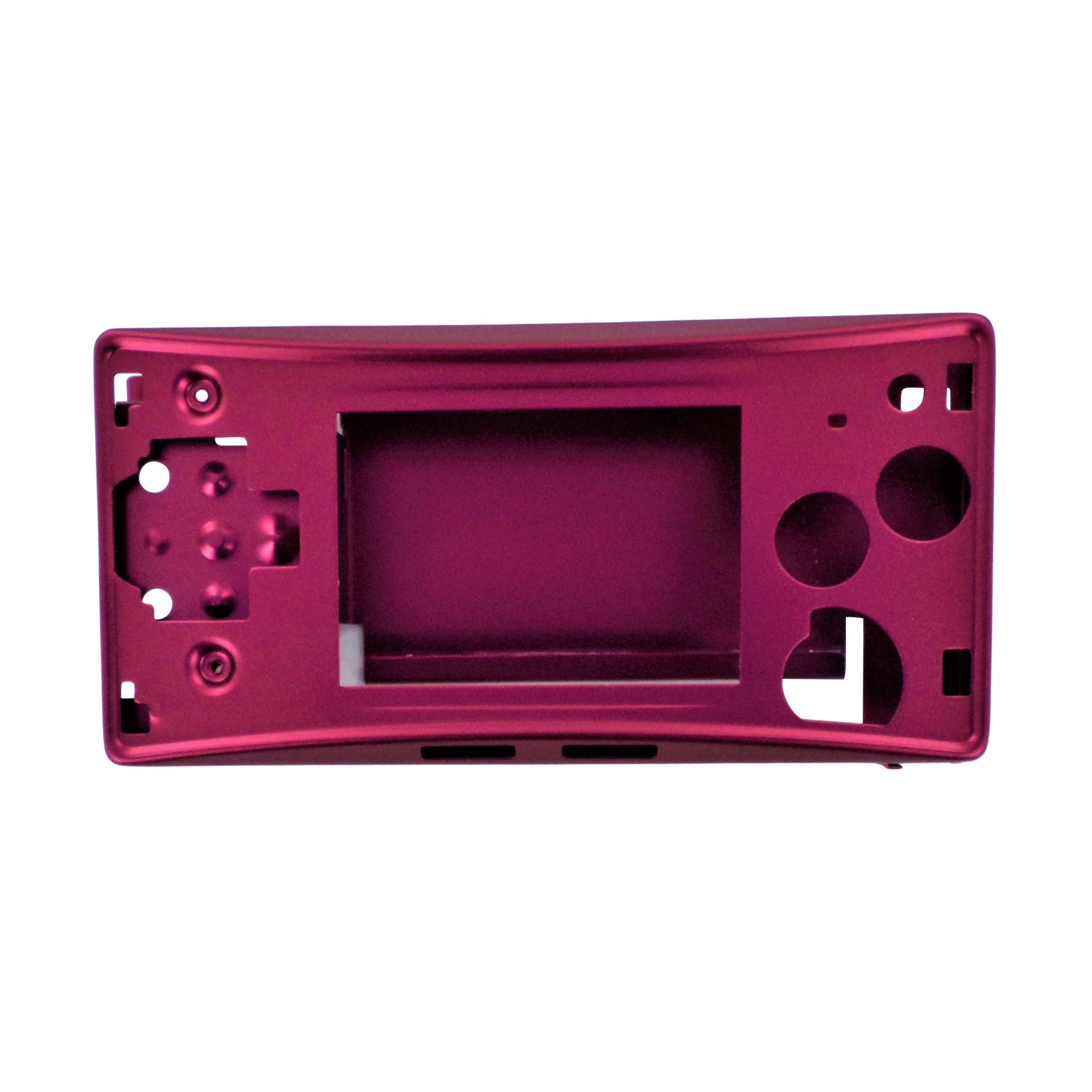 Full housing shell for Nintendo Game Boy Micro console replacement mod kit - Chrome Red | ZedLabz - 6