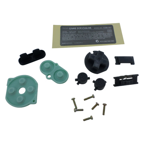 Replacement housing shell case repair kit for Nintendo Game Boy Color GBC (Colour) - Kiwi Green | ZedLabz