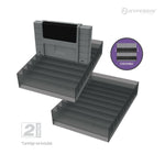 10 Game cartridge storage tray stand for Super Nintendo SNES (2 Pack) | Hyperkin