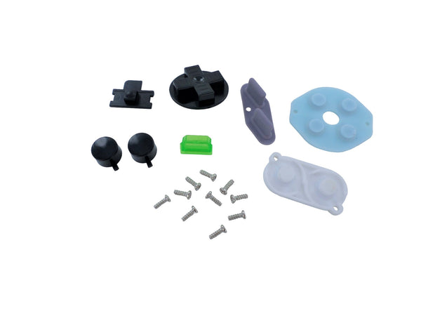 Housing for Nintendo Game Boy DMG-01 full repair kit console shell - Clear Green | ZedLabz