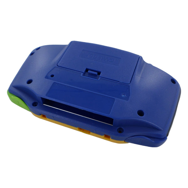 Housing shell for Game Boy Advance Nintendo replacement casing case with Pokemon screen - Yellow & Blue Pokemon edition | ZedLabz