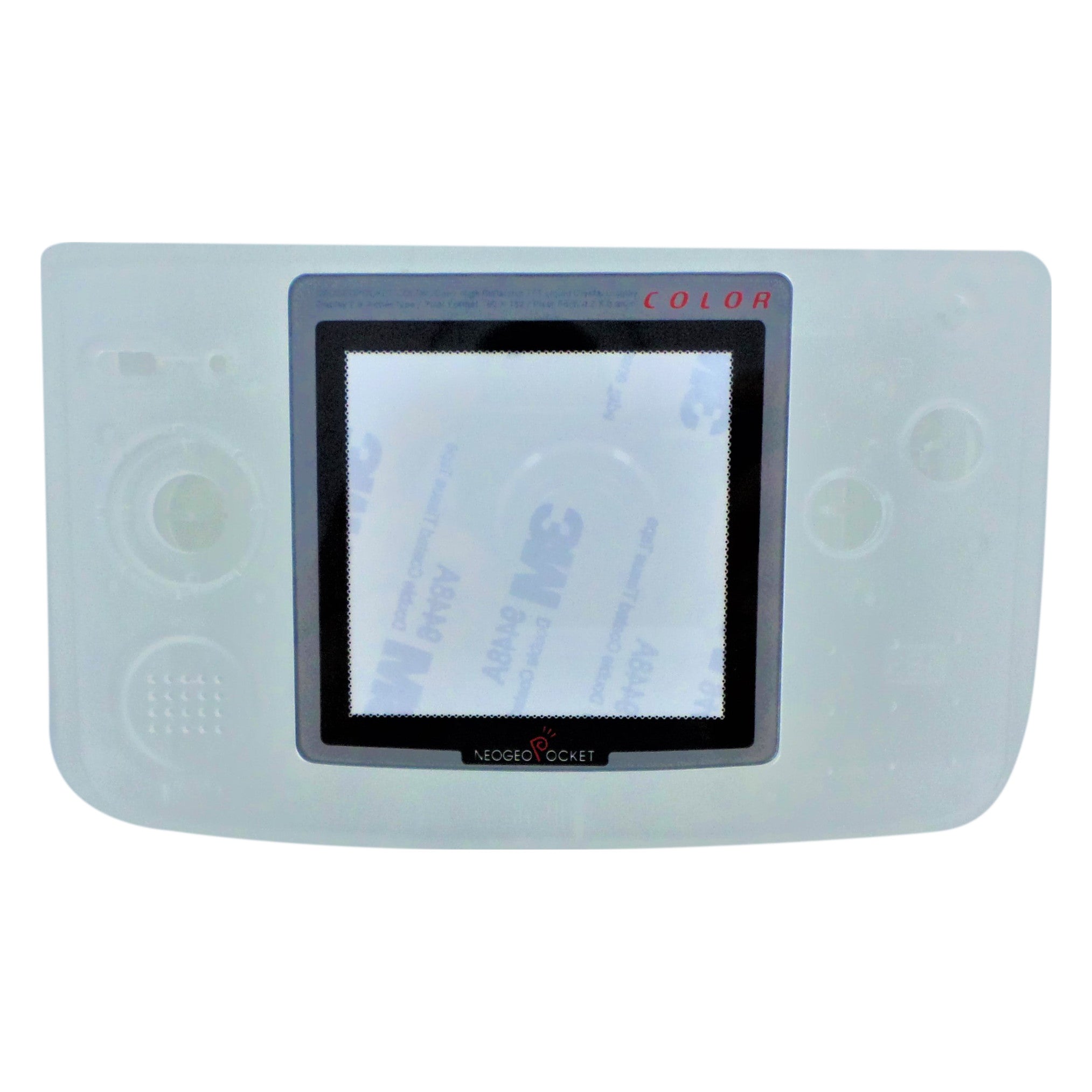 Housing shell for Neo Geo Pocket Color console repair kit replacement - Clear | ZedLabz - 2
